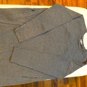 Grey Oversized Sweater Dress